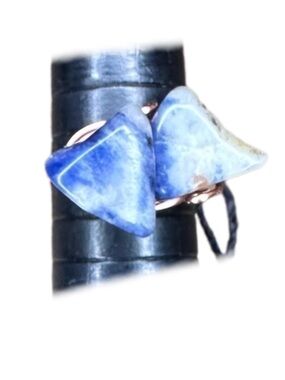 Sodalite ring handmade wire wrap Handmade gemstones